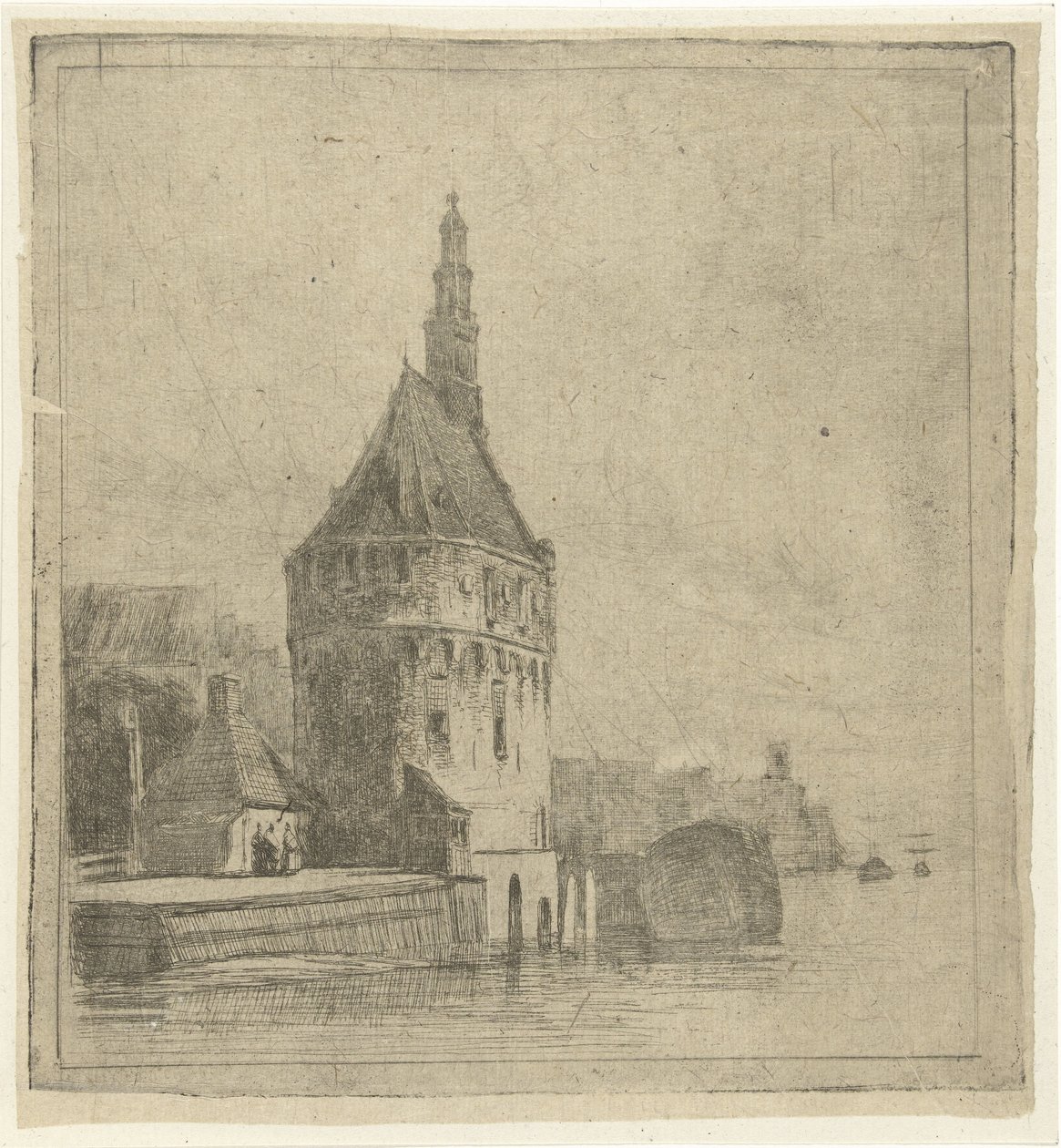 Turm am Wasser von Lambertus  Hardenberg