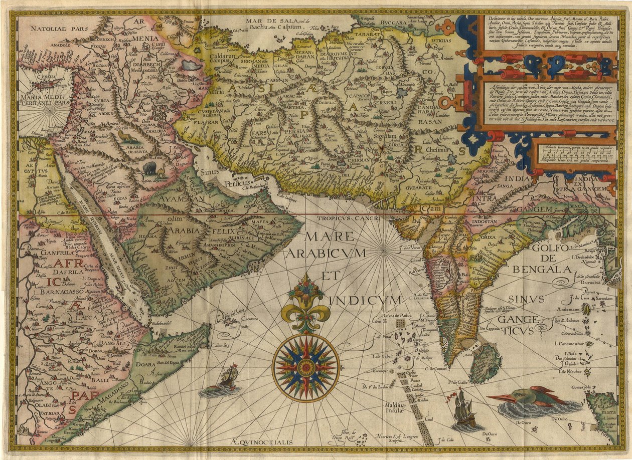 Deliniantur in hac tabula ... Afbeeldinge der - Hergestellt in Amsterdam von Langren Henricus