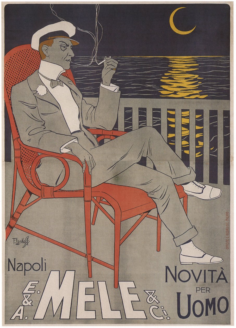 E.& A. Mele Ci., Neapel. Der neue Mann (1900) von Laskowski