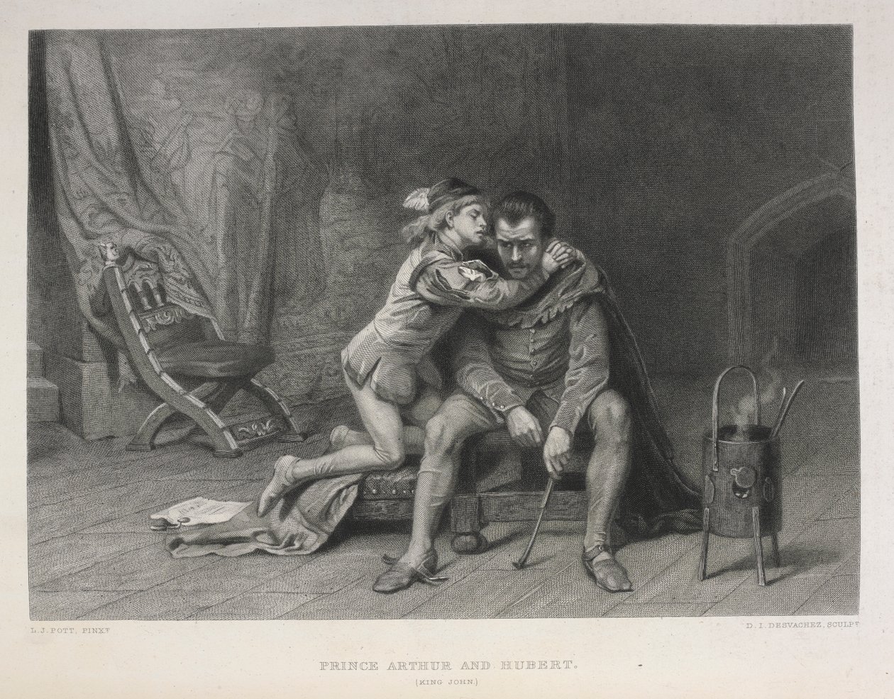 Prinz Arthur und Hubert - Die Werke von Shakespeare von Laslett John Pott