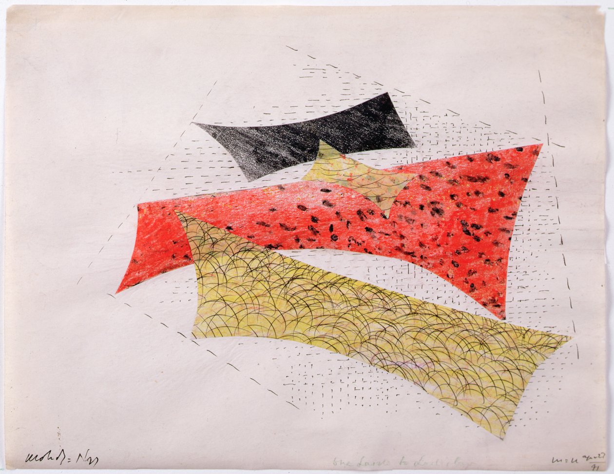 Abstrakte Komposition von Laszlo Moholy-Nagy