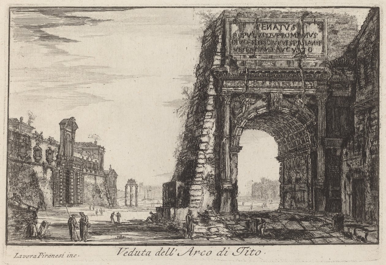 Der Titusbogen von Laura Piranesi after Giovanni Battista Piranesi