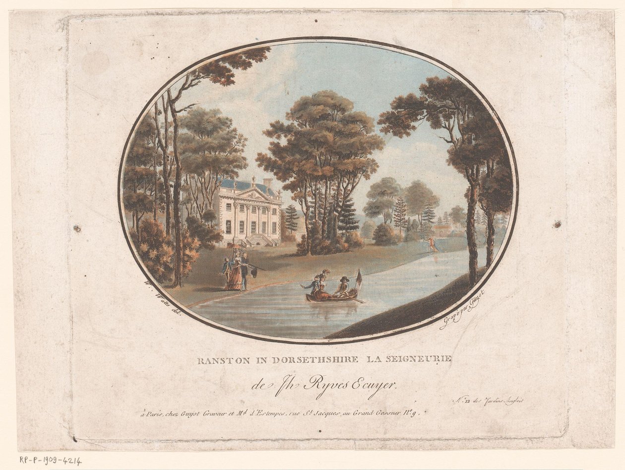 Ansicht von Ranston in Dorsetshire von Laurent Guyot