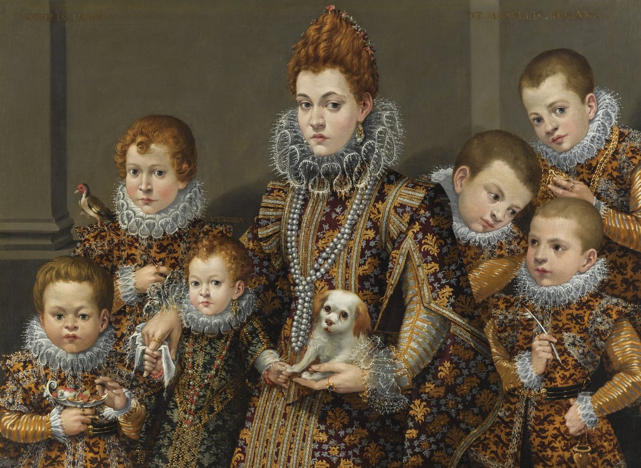 Porträt von Bianca Degli Utili Maselli und ihren Kindern von Lavinia Fontana