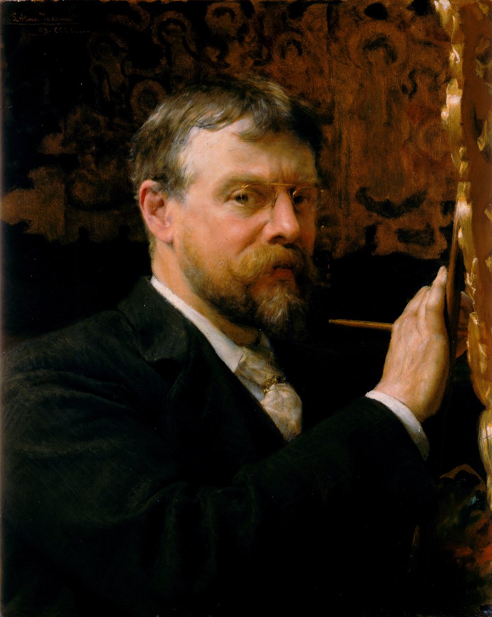 Selbstporträt von Lawrence Alma-Tadema von Lawrence Alma Tadema