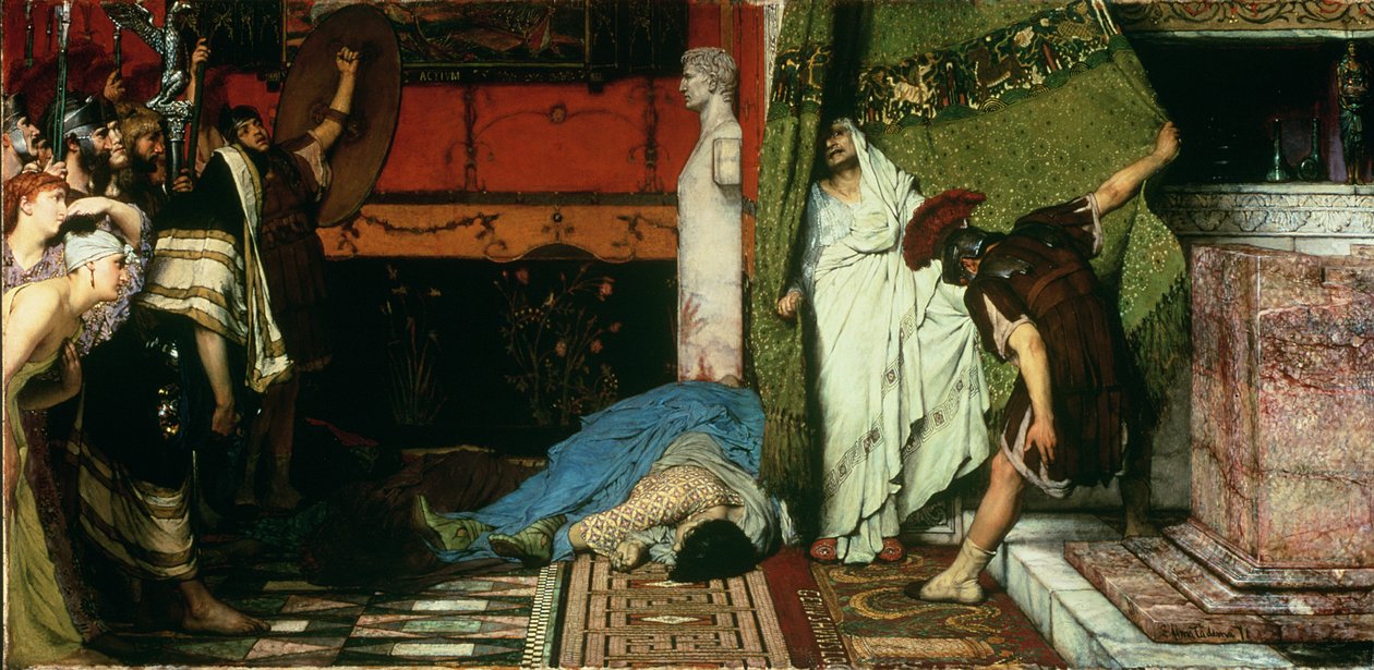 Ein römischer Kaiser, AD 41 - Claudius von Lawrence Alma Tadema