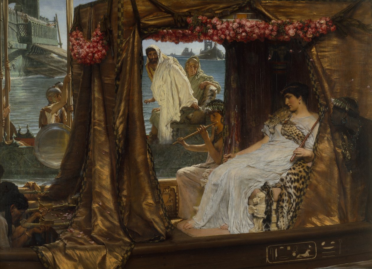 Das Treffen von Antonius und Kleopatra von Lawrence Alma Tadema