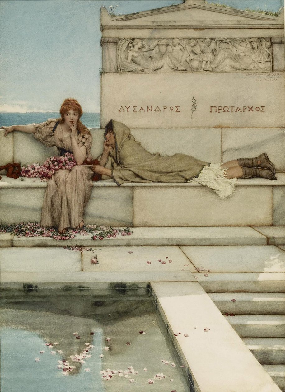 Xanthe und Phaon von Lawrence Alma-Tadema