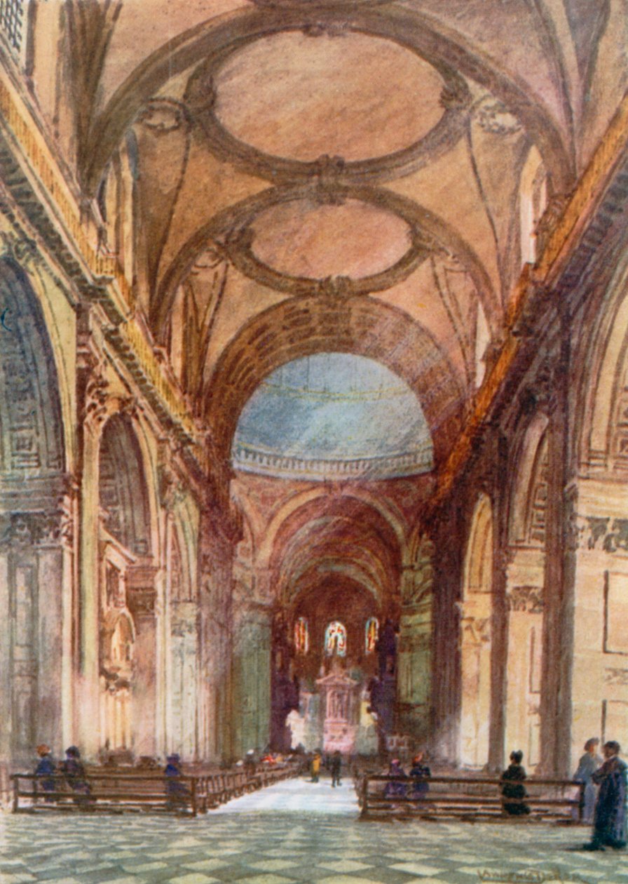 Das Kirchenschiff, Blick nach Osten von Lawrence Deller