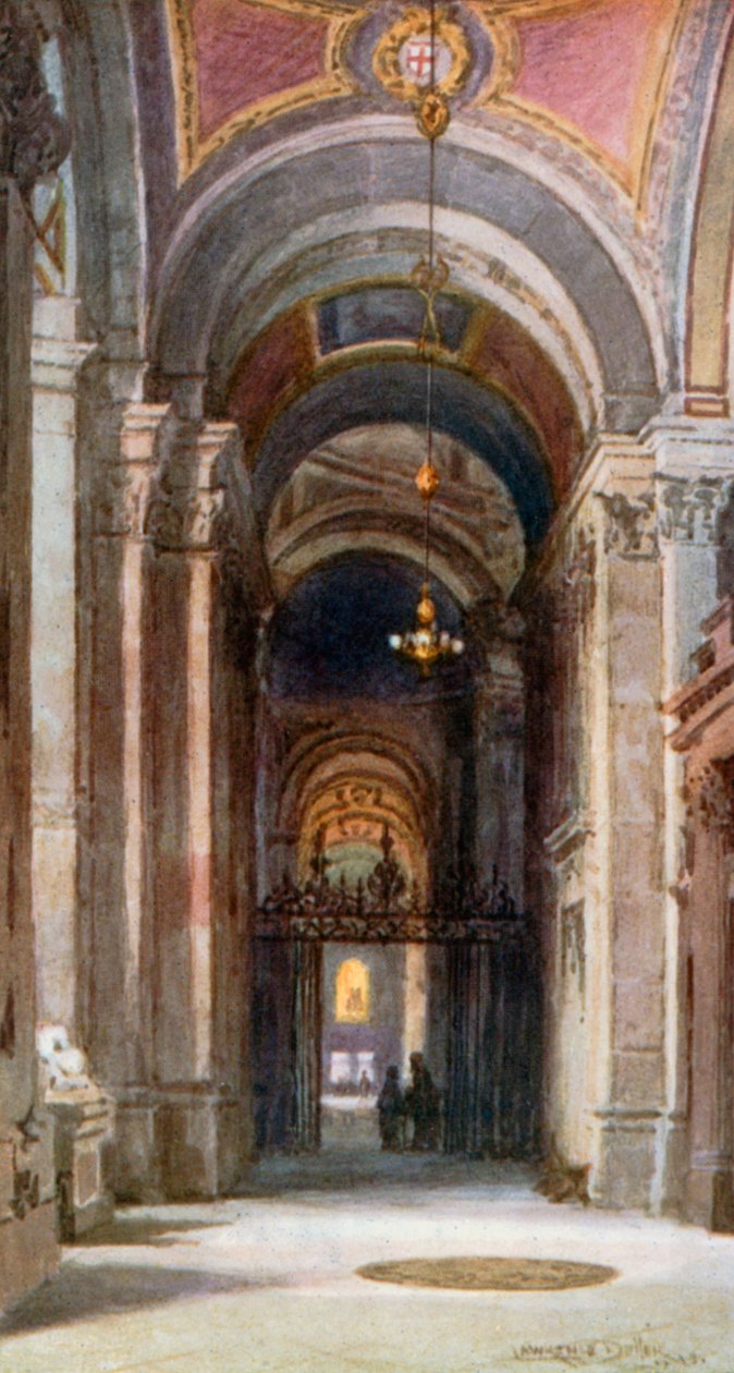 Der südliche Chorgang, Blick nach Westen von Lawrence Deller