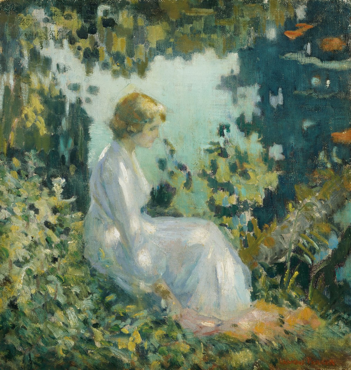 Schattige Lagune von Lawton Parker