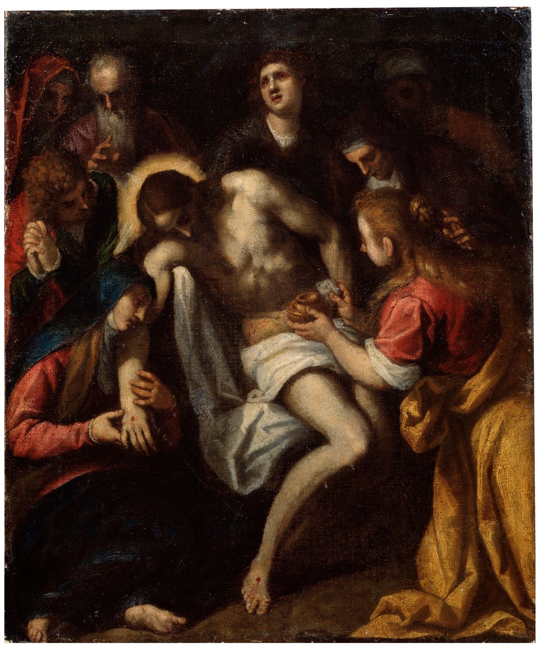 Die Beweinung Christi von Leandro Bassano