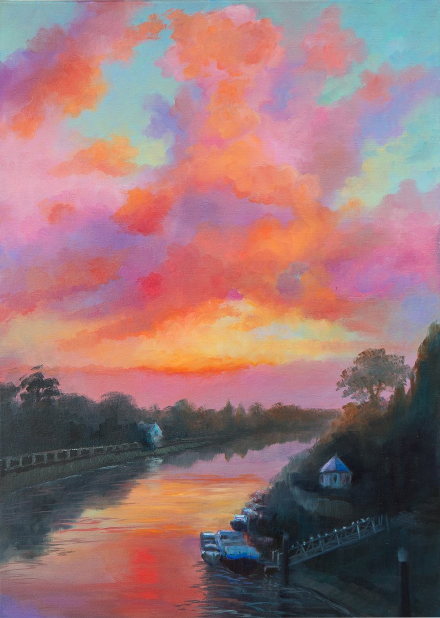 Pastell-Sonnenaufgang von Lee Campbell