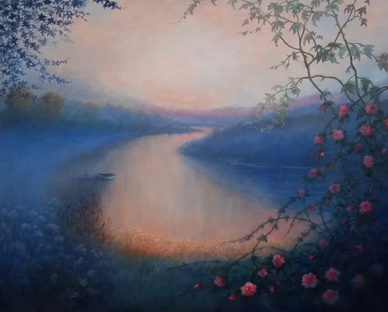 Brombeerrosen, 2025 von Lee Campbell