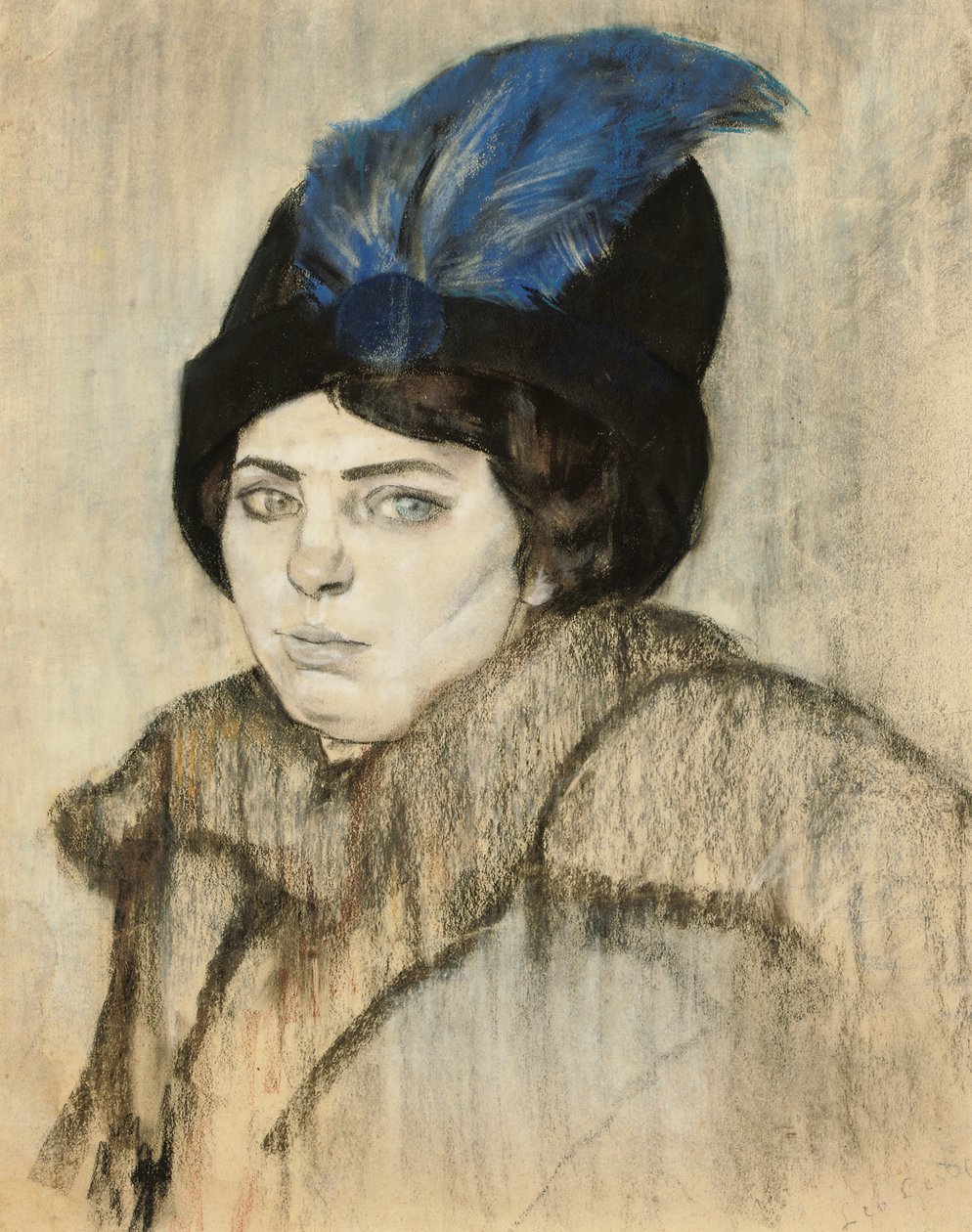 Porträt von Marie Boendermaker-Schoenmaker von Leo Gestel