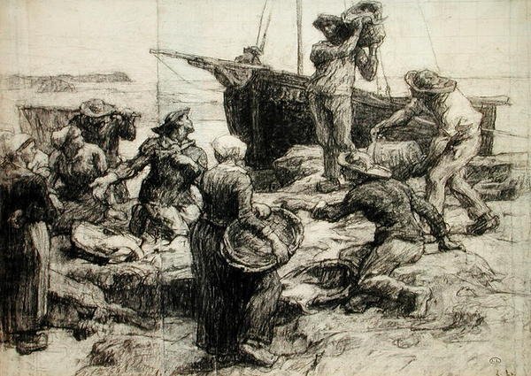 Sortieren des Fangs von Leon Augustin Lhermitte