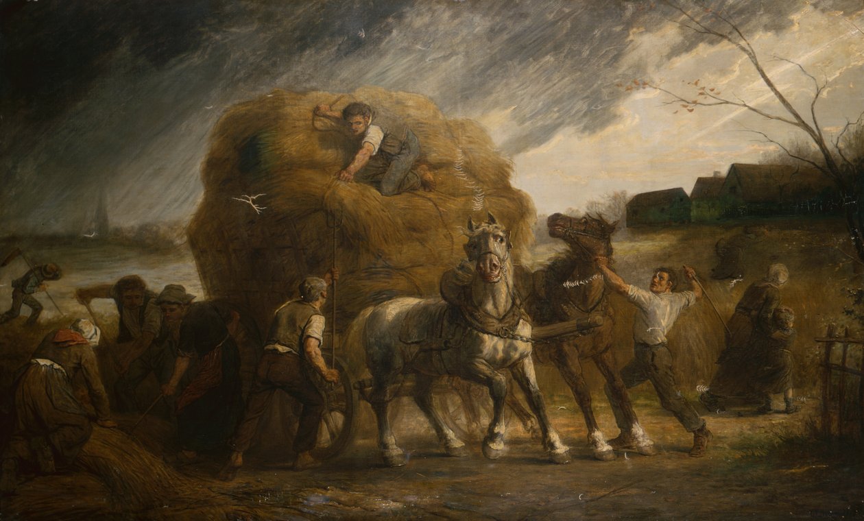 Der herannahende Sturm von Leon Augustin Lhermitte