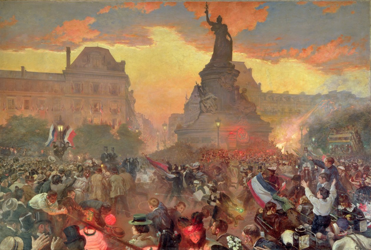 Karneval in Paris zu Ehren der russischen Marine, 5. Oktober 1893, 1900 von Leon Bakst