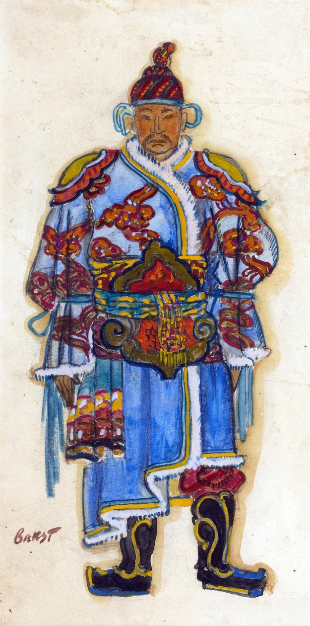 Orientalisches Kostümdesign von Leon Bakst