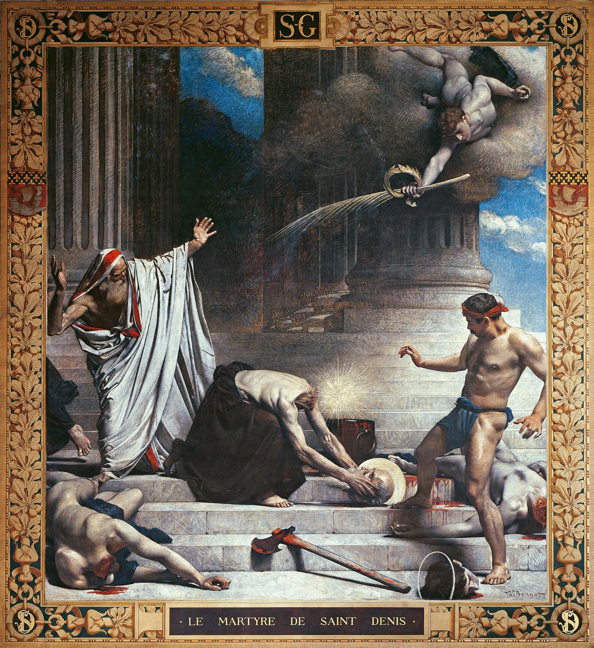 Das Martyrium des heiligen Denis von Leon Joseph Florentin Bonnat