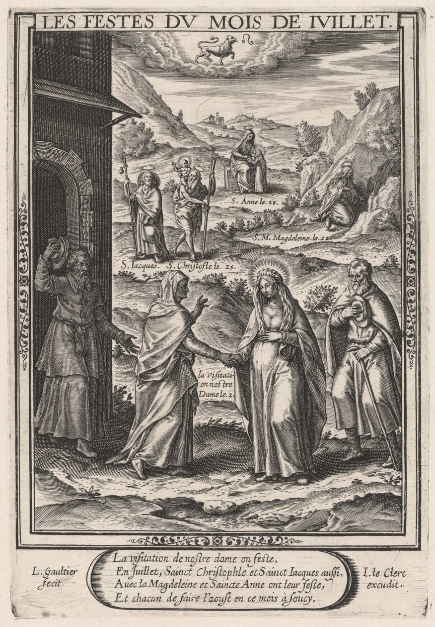 Die Feste des Monats Juli von Leonard Gaultier