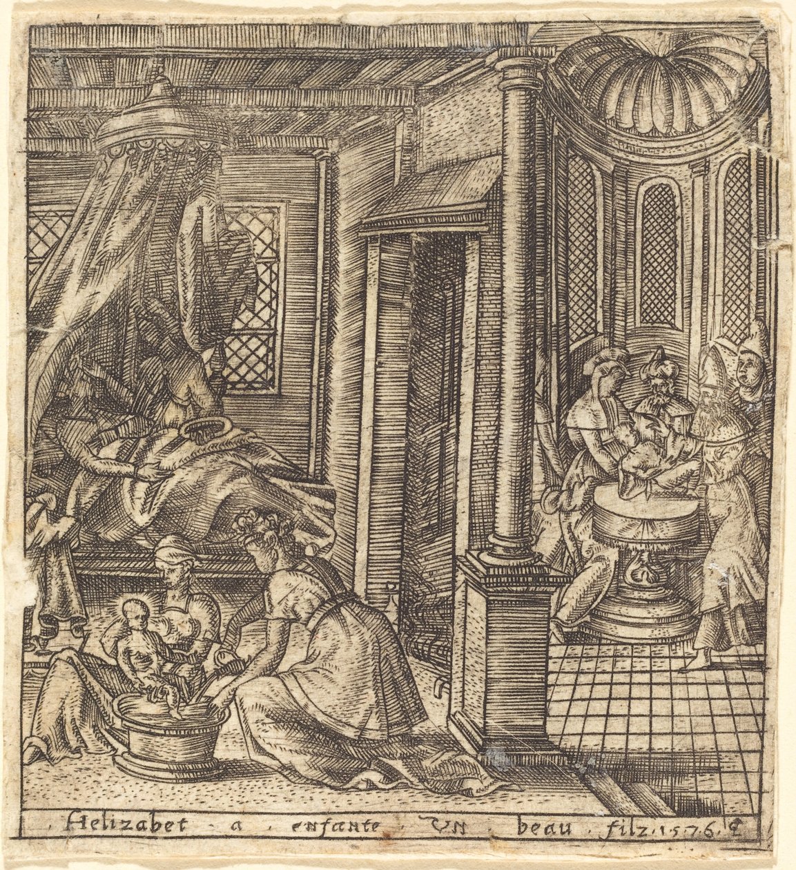 Die Geburt Johannes des Täufers von Leonard Gaultier