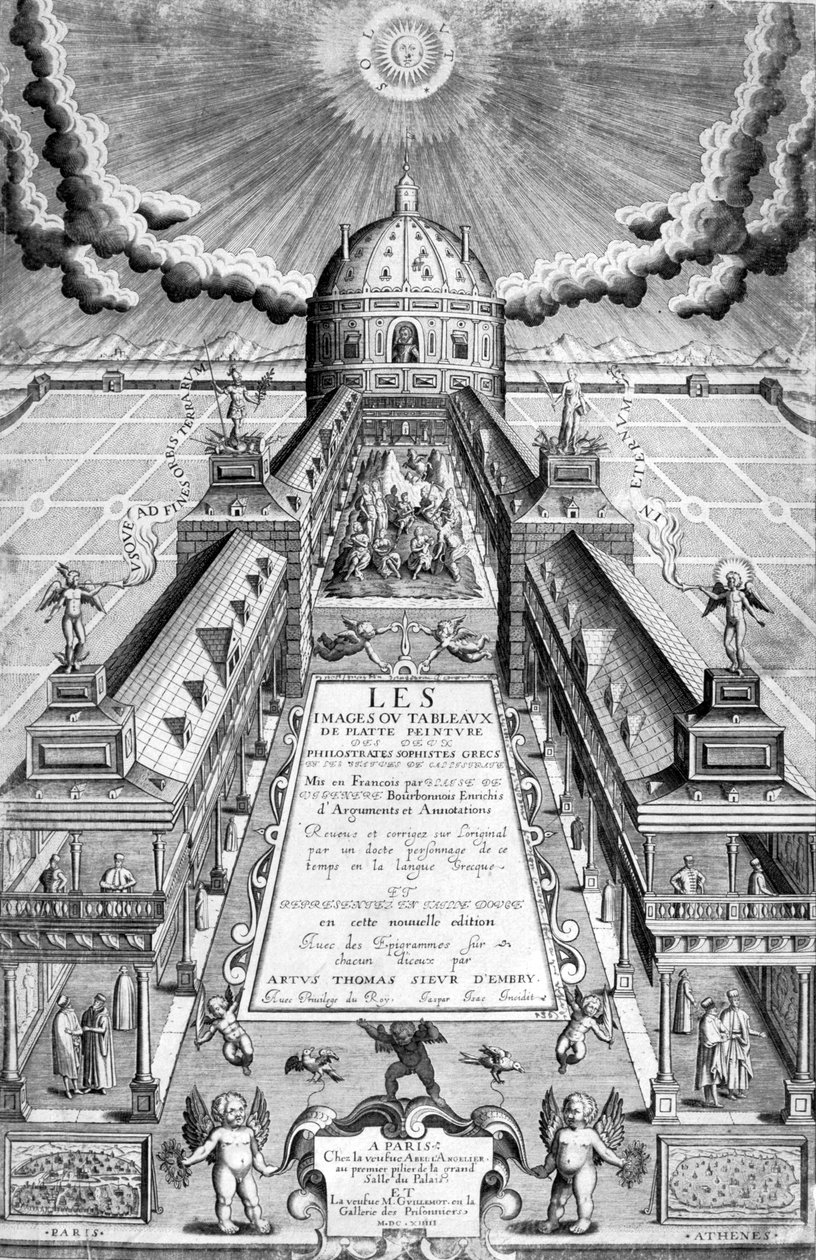 Titelseite von Les Images .. Des Deux Philostrates, 1615 von Leonard Gaultier