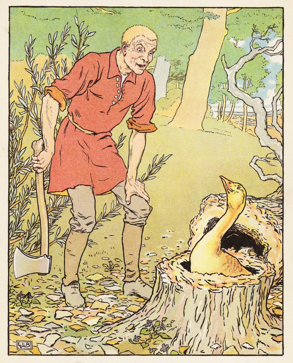 Die goldene Gans von Leonard Leslie Brooke