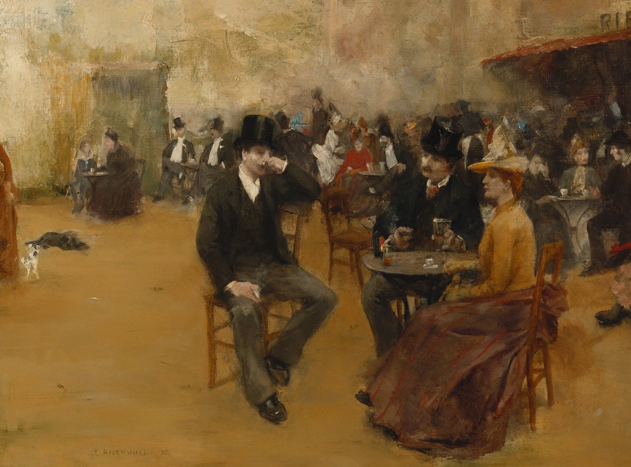 Die schöne Epoche; La Belle Epoque, 1888 von Leonard Raven Hill