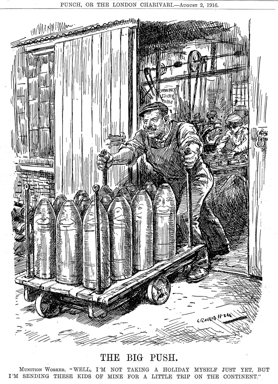 Der große Vorstoß, 1916 von Leonard Raven Hill
