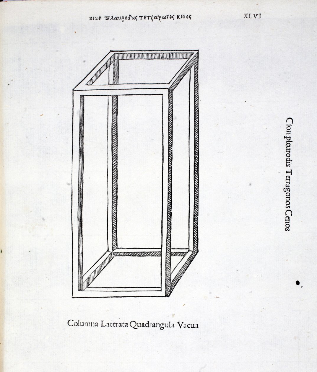 Columna Laterata Quadrangula Vacua, Illustration aus 