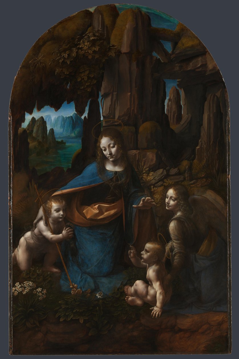 Die Felsgrottenmadonna von Leonardo da Vinci