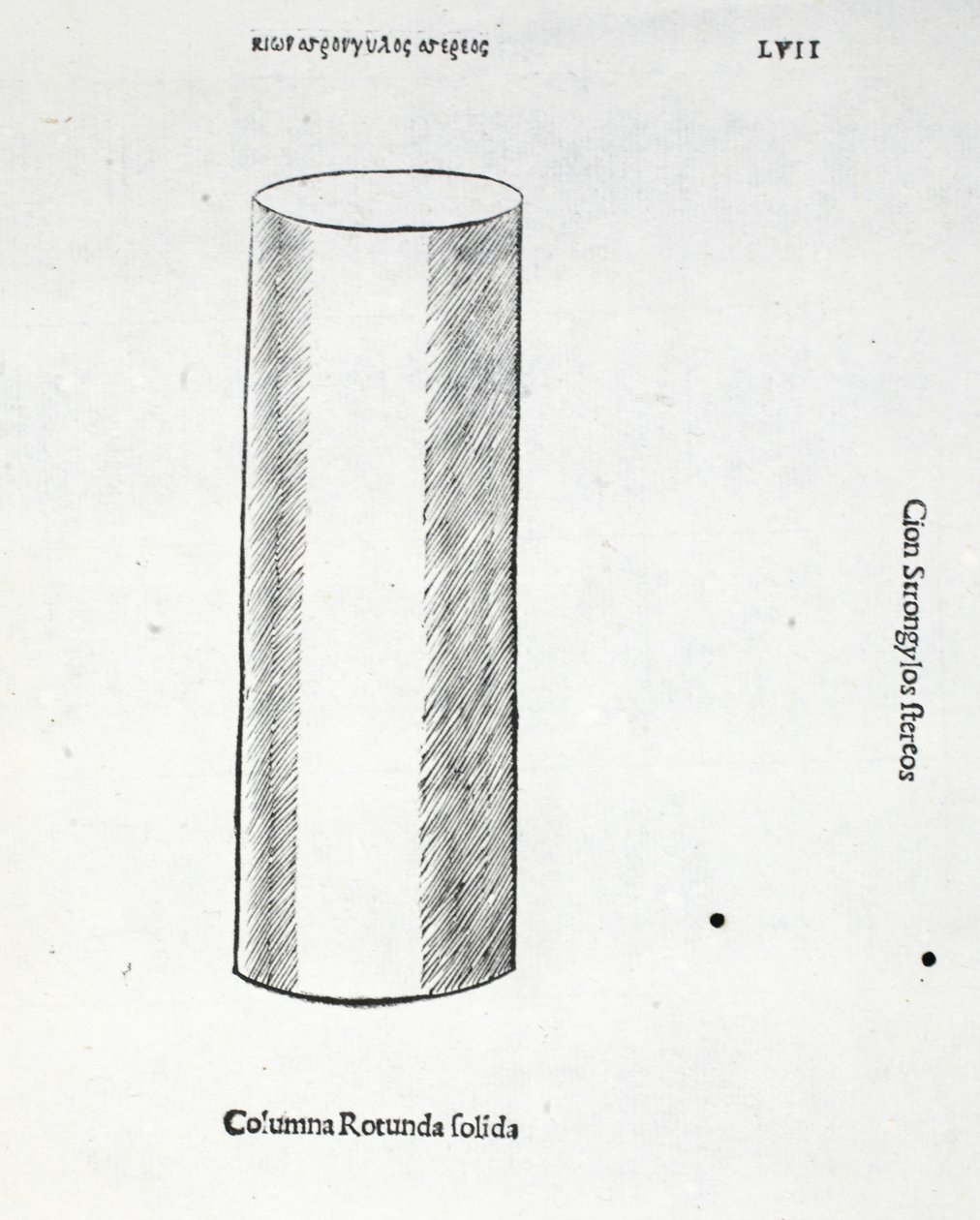 Columna rotunda solida, Illustration aus 