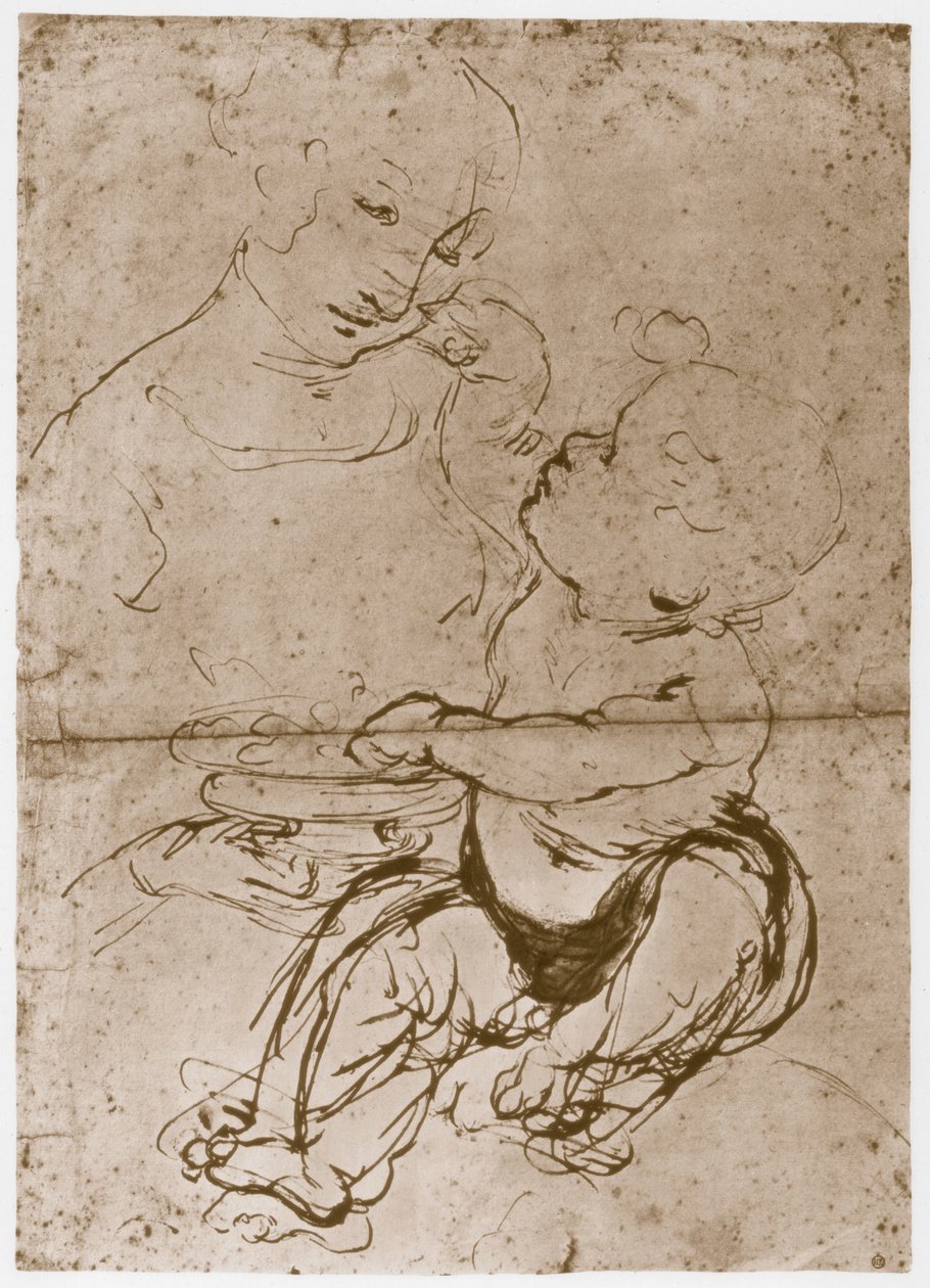 Madonna mit der Obstschale, 1480-82 von Leonardo da Vinci