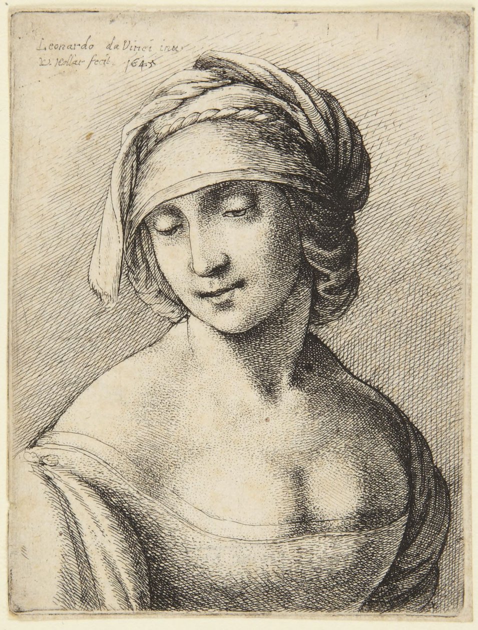Frau mit Haarnetz von Leonardo da Vinci