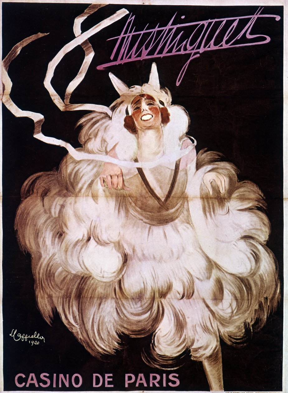 Mistinguett im Casino de Paris, Plakat von Leonetto Cappiello von Leonetto Cappiello
