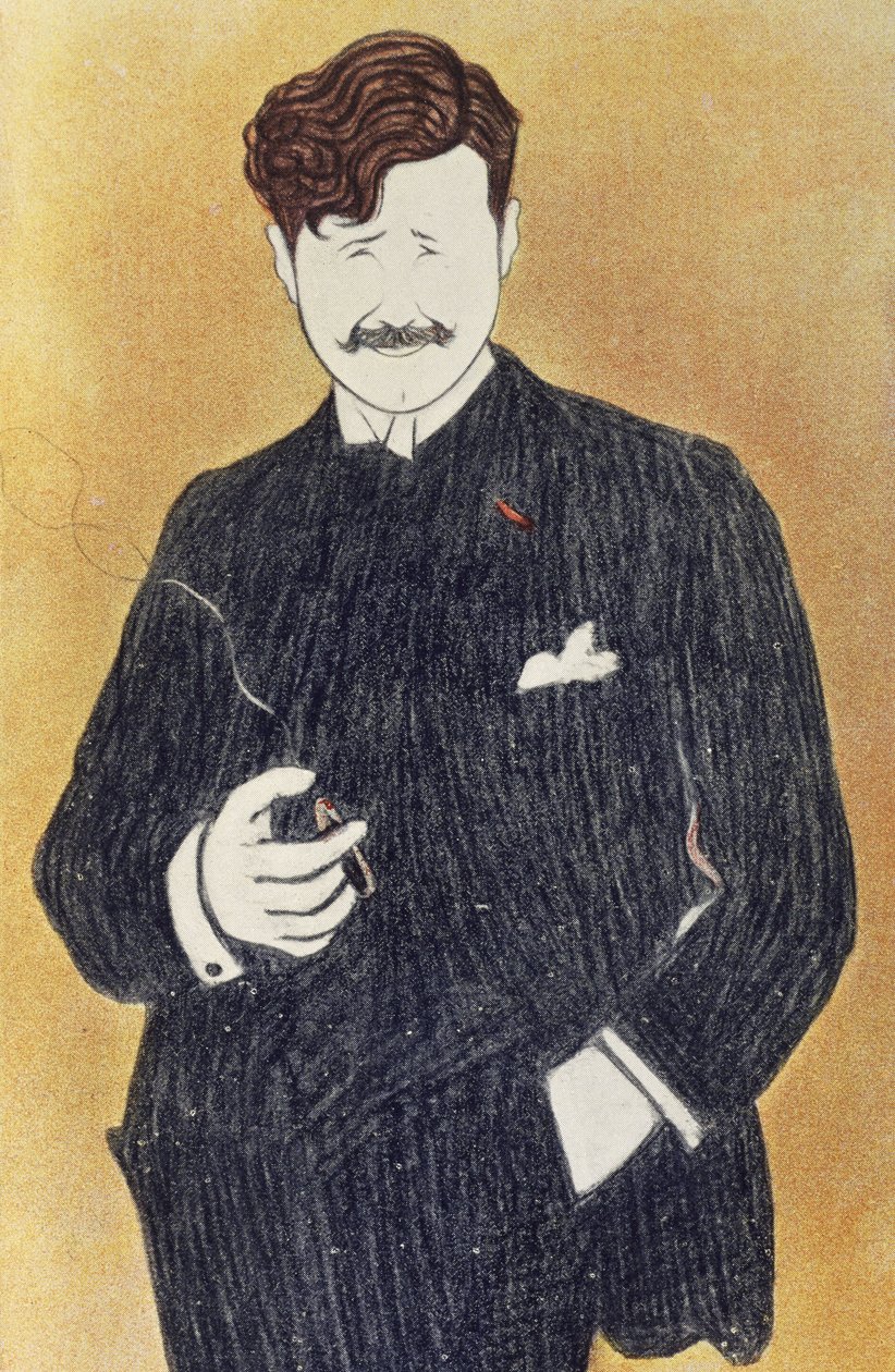 Porträt von Georges Feydeau von Leonetto Cappiello