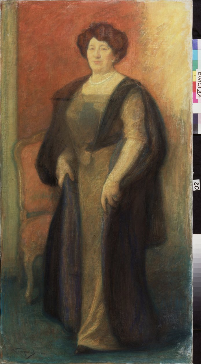 Porträt von Anna Vysotskaya von Leonid Osipovic Pasternak