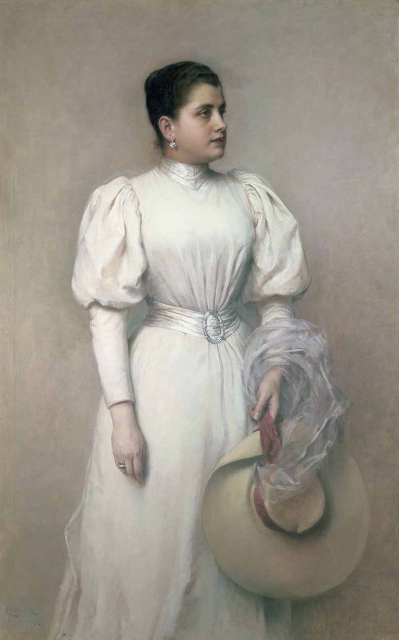 Marie Renard, Opernsängerin der Hofoper und Ehefrau von Kinsky, 1893 von Leopold Horovitz