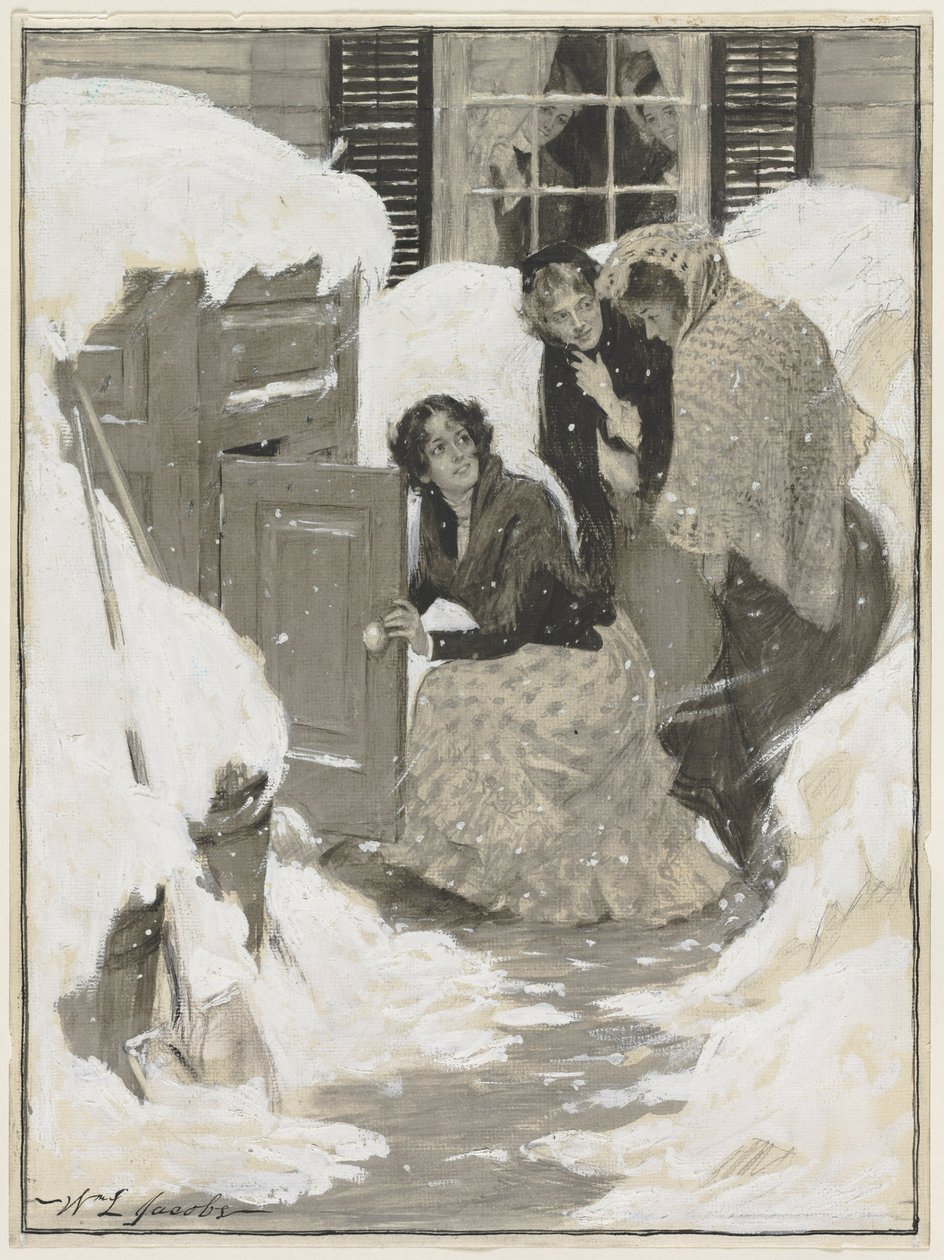 Skizze für eine Buchillustration von Leroy William Jacobs