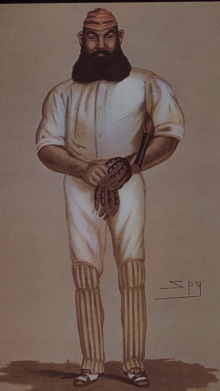 Cricket-Held W.G. Grace, Karikatur für Vanity Fair von Leslie Matthew Ward