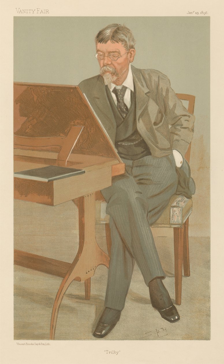 Trilby, George Louis Palmella Du Maurier (Vanity Fair Serie) von Leslie Matthew Spy Ward