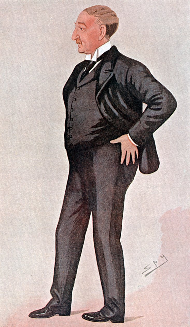 Cecil Rhodes, britisch-geborener Südafrikaner, Finanzier, Staatsmann und Reichsgründer, 1891 von Leslie Matthew Ward