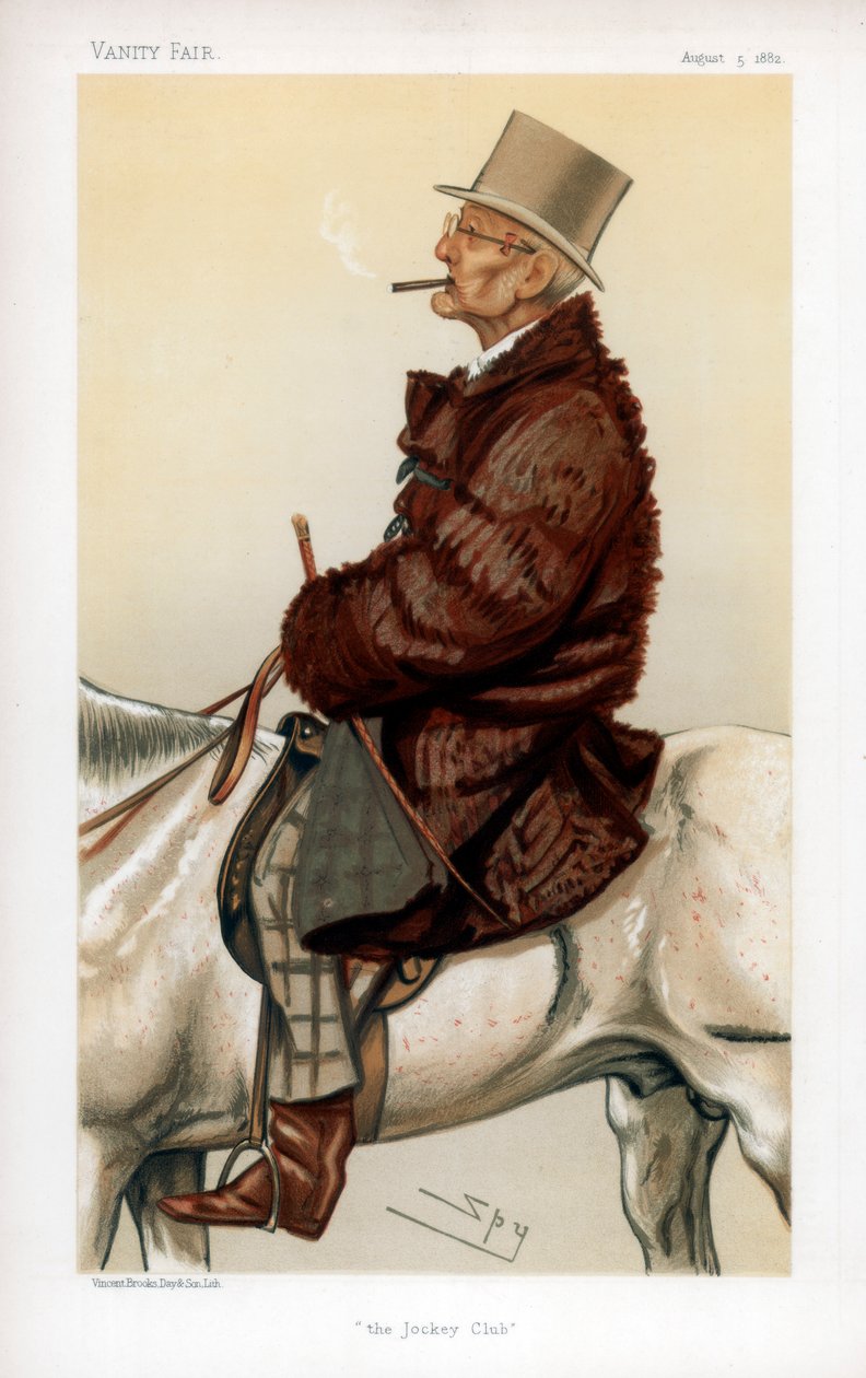 Der Jockey Club, 1882 von Leslie Matthew Ward