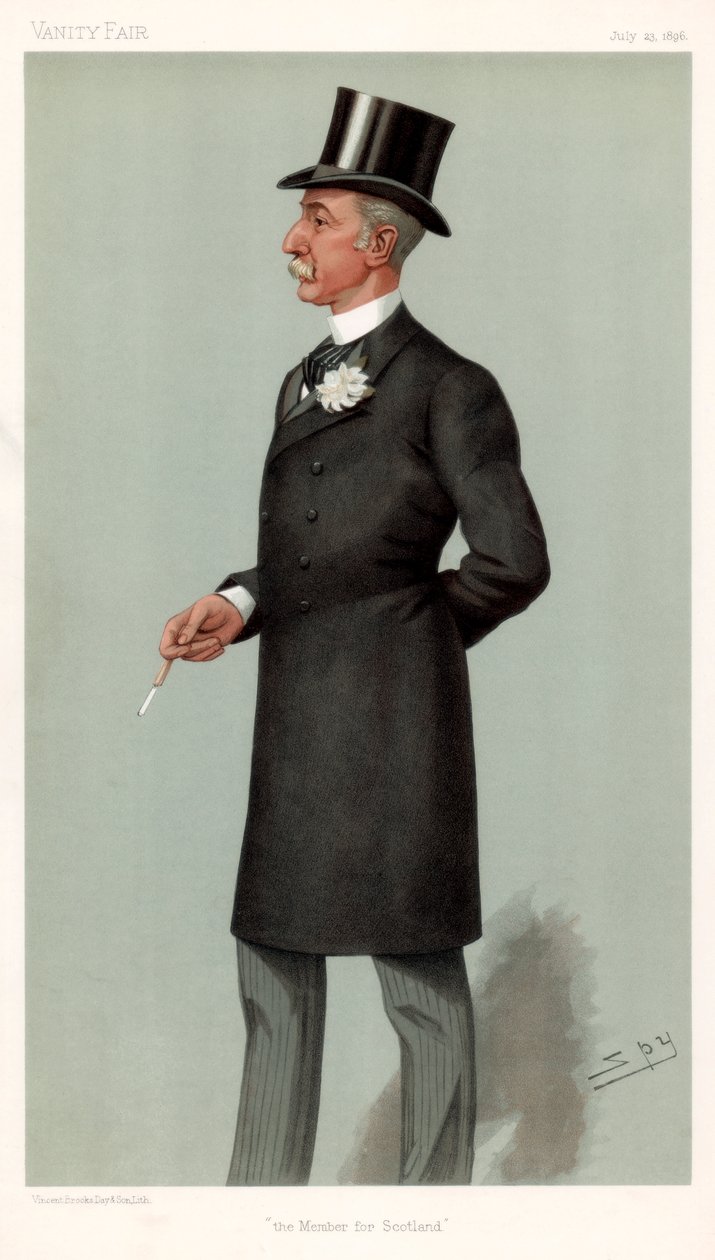 Das Mitglied für Schottland, Sir Lewis McIver, schottischer Politiker, 1896 von Leslie Matthew Ward