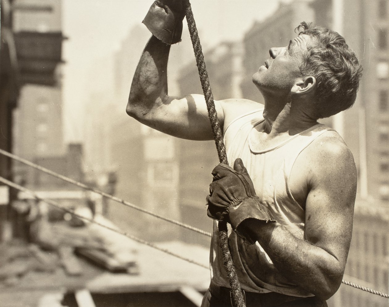 Empire State (Der Hochzieher) von Lewis Wickes Hine
