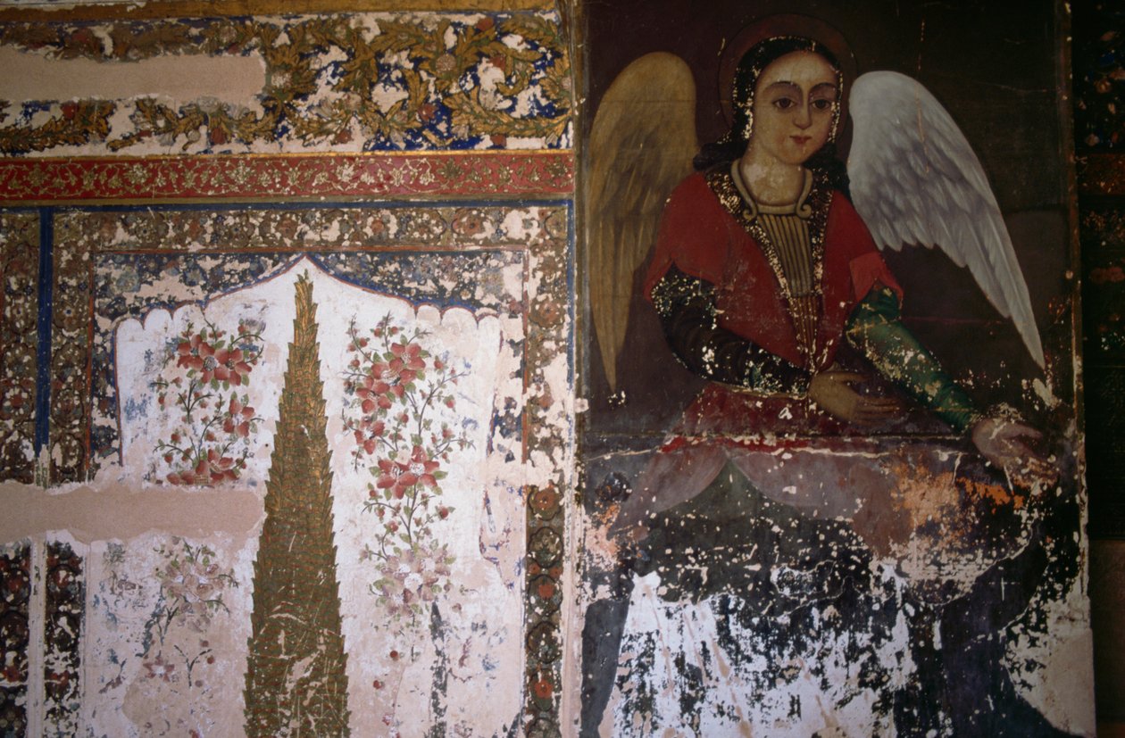 Engel, armenische Vank-Kathedrale oder Kirche der Heiligen Schwestern, Isfahan, Iran von Unbekannt Unbekannt