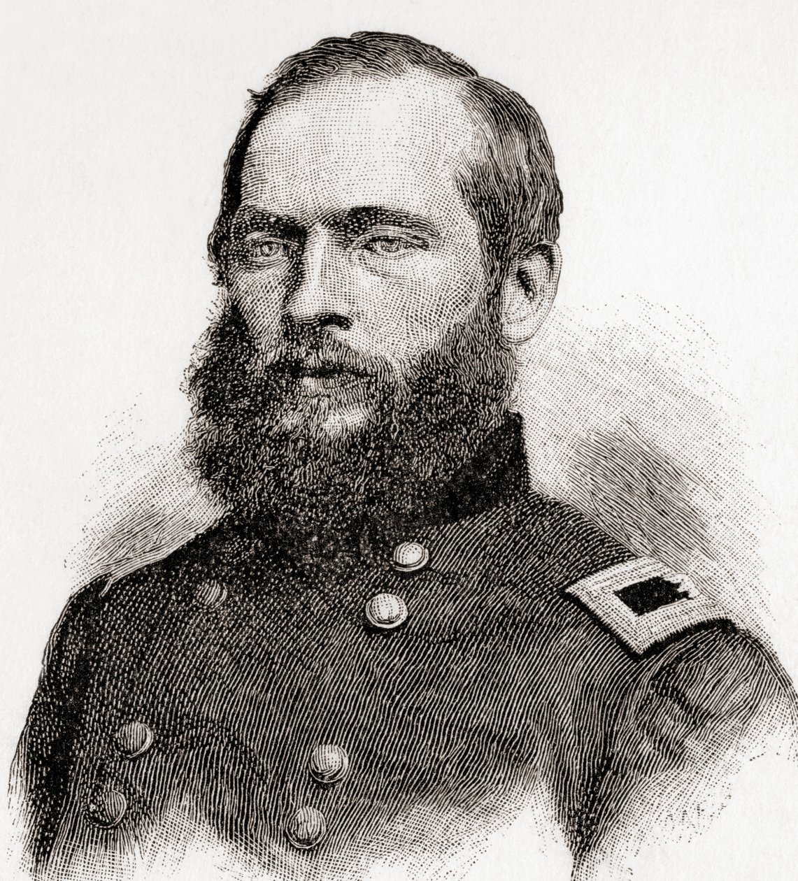 James Abram Garfield, aus The Century Magazine, veröffentlicht 1887 (Gravur) von Unbekannt Unbekannt