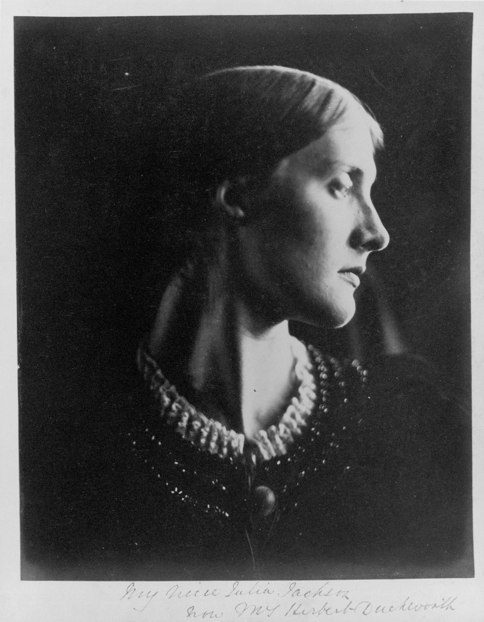 Julia, meine Nichte, jetzt Mrs. Duckworth, April 1867 von Unbekannt Unbekannt