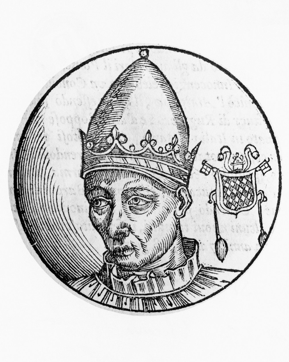 Porträt von Coelestin II. von Unbekannt Unbekannt